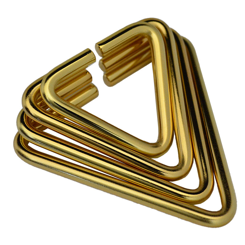 Marukin Tool Belt & Harness Attachment, Triangle Ring 45mm, Gold GK-01-2