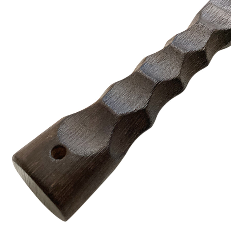 Marukin Sheet Metal Hammer, Stainless Burikiya 21mm, Burnt Finish, Naguri, 250mm Short