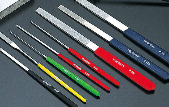 Tsubosan Diamond Thin Flat File Extra Narrow Flat 170 mm #200 DGHI122U