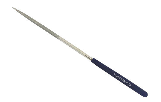 Tsubosan Diamond Needle File S-Type S-12 Triangular #150 170 mm DSSA1210
