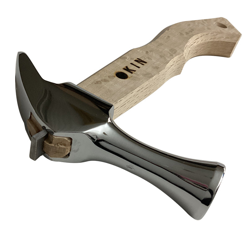 Marukin Kariwaku Hammer, Mirror, Smooth Face, Small Head, Square Wave-Curve, 250mm Short