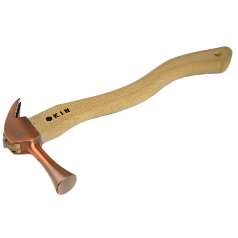 Marukin Kariwaku Hammer, Copper, Smooth Face, Small Head, Wave-Curve, 350mm