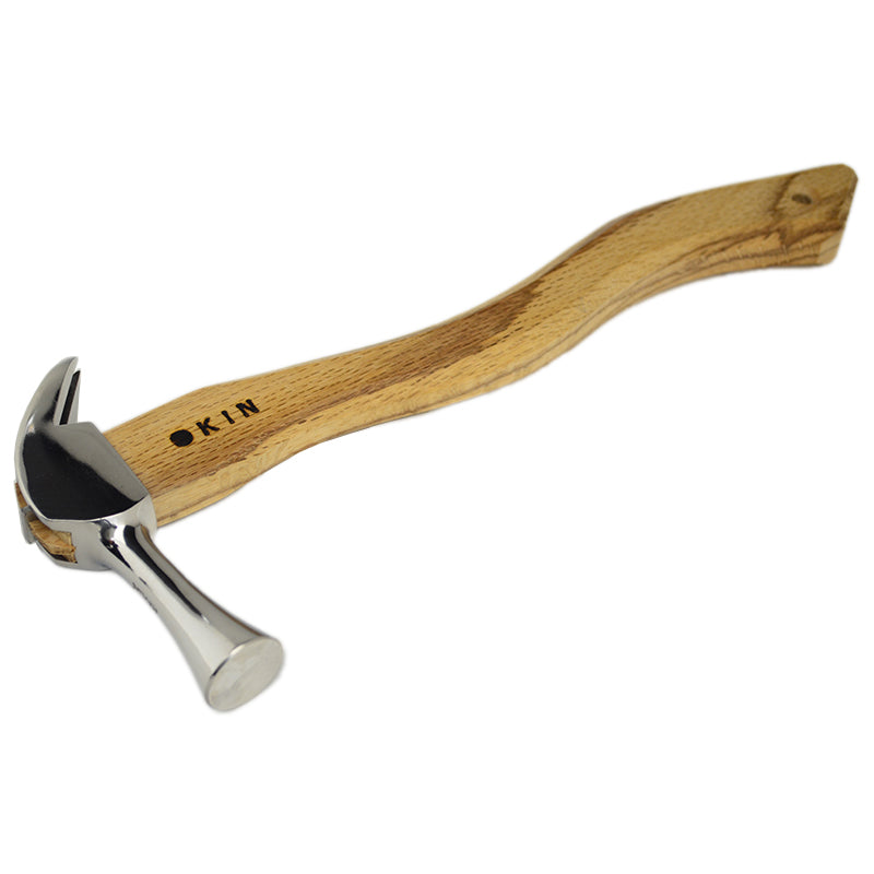 Marukin Kariwaku Hammer, Silver, Smooth Face, Small Head, Square Wave-Curve, 350mm