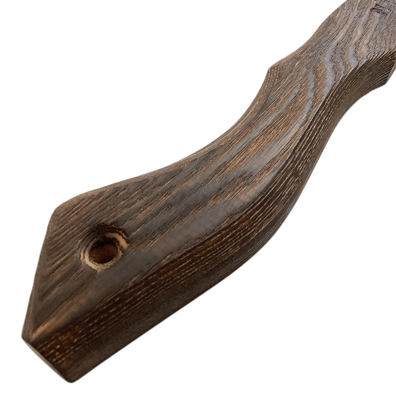 Marukin Sheet Metal Hammer, Stainless Burikiya 21mm, Burnt Finish, Square Wave-Curve, 250mm Short