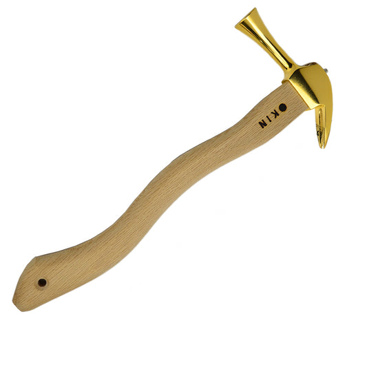 Marukin Kariwaku Hammer, Gold, Smooth Face, Small Head, Wave-Curve, 350mm