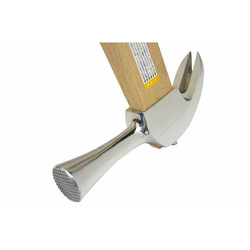 Marukin Kariwaku Hammer, Silver, Milled Face, Medium Head, Wave-Curve, 350mm