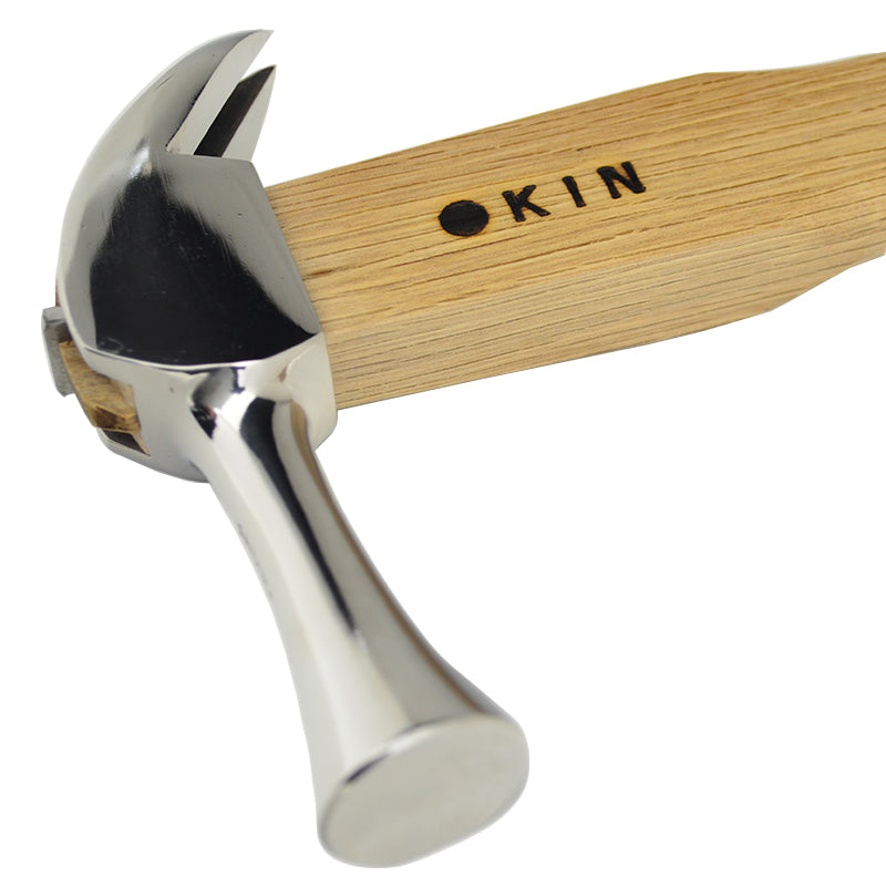 Marukin Kariwaku Hammer, Silver, Smooth Face, Small Head, Straight, 350mm