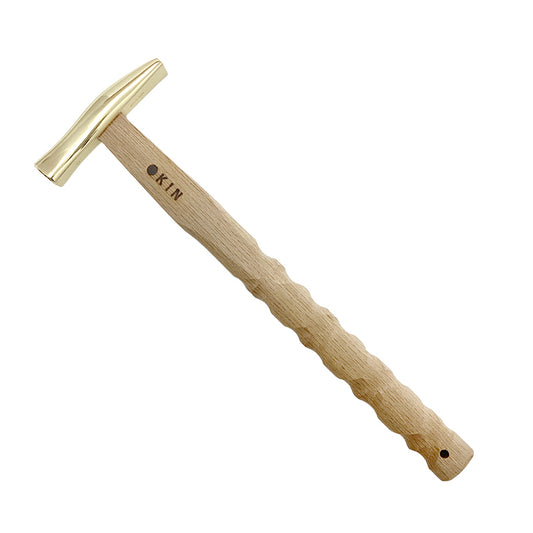 Marukin Sheet Metal Hammer, Stainless Burikiya 21mm, SY Grip, Gold, 350mm