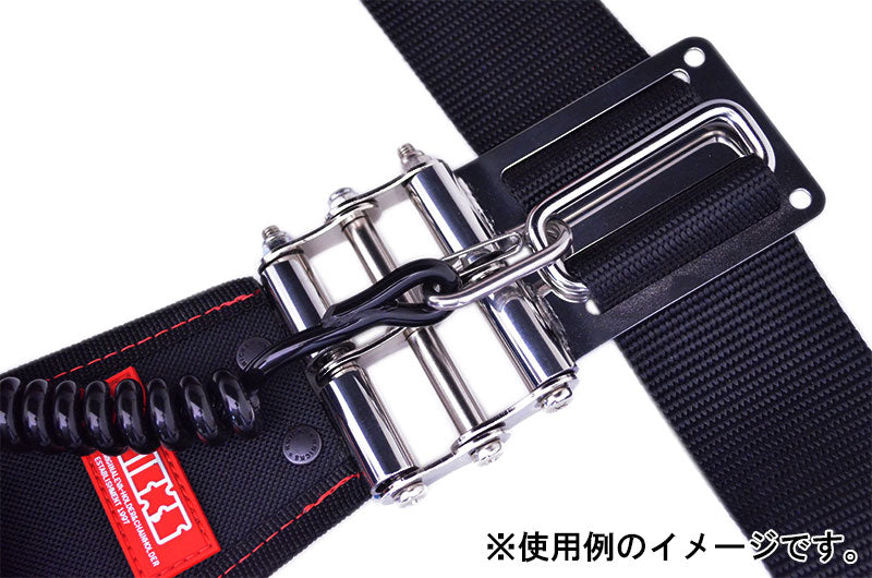 Marukin Tool Belt Attachment, Rectangle Ring, Silver GK-08