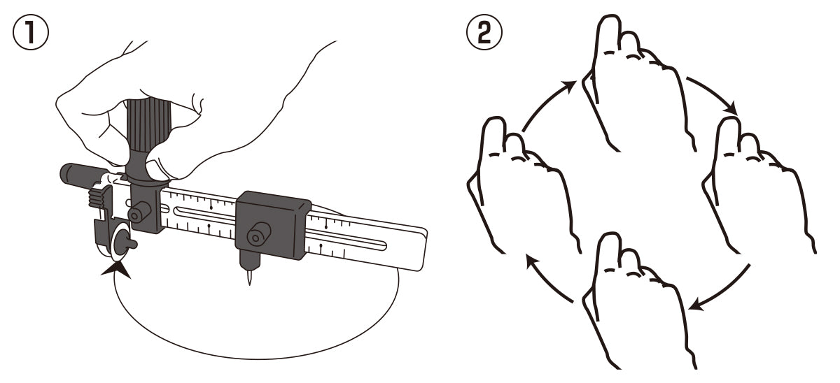 Olfa Rotary Compass Cutter 186B