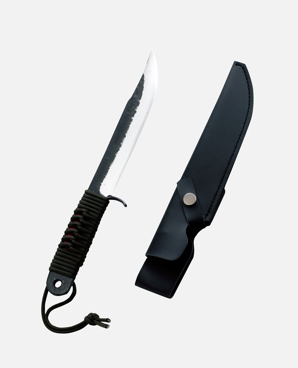 Hounen Koyama Saku Yasugi Steel Ken Nata Hunting Knife with Case 180mm HT-3558