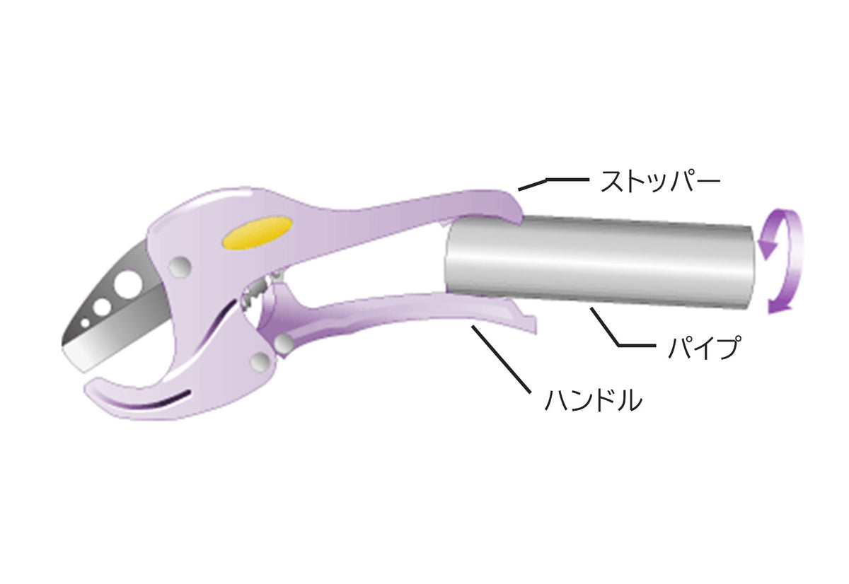 Nishigaki Mr. Pipe PVC Pipe Cutter 26mm N-420
