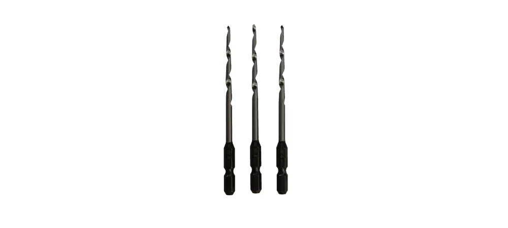 Star-M Short Taper Point Bit (Hex Shank) - 3pcs Set A Set 75S-SA