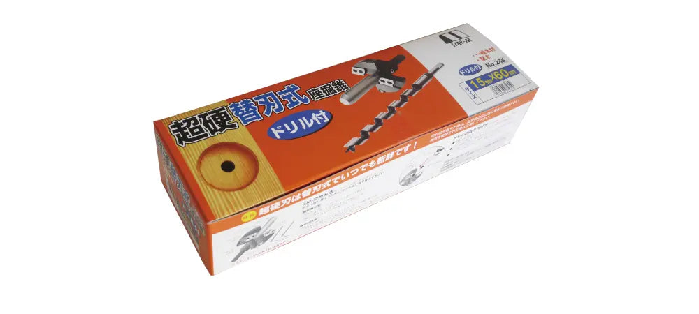 Star-M T.C.T. Replaceable Blade Counterbore Bit - With Drill: Guide x Cutter + Drill 18X60 28K-D1860