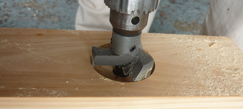 Star-M T.C.T. P-Type Counterbore Bit - Full Set: Pipe x Cutter + Guide + Drill 15X55 28P-S1555