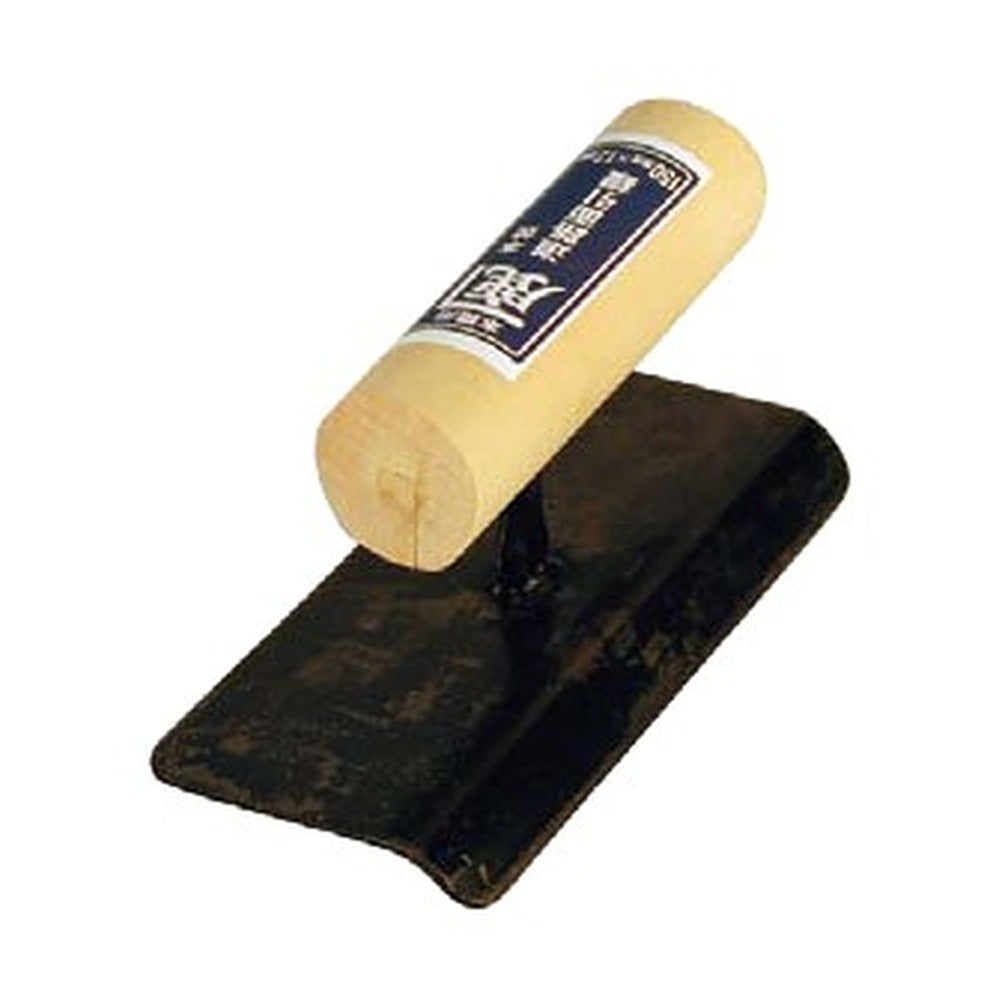 Kaneshika Honyaki Center-Neck Road Edging Trowel 120mm R6mm #11630601211