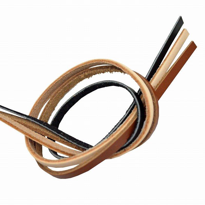 Marukin Genuine Leather Hammer Cord Set of 3 (Black / Natural / Brown)