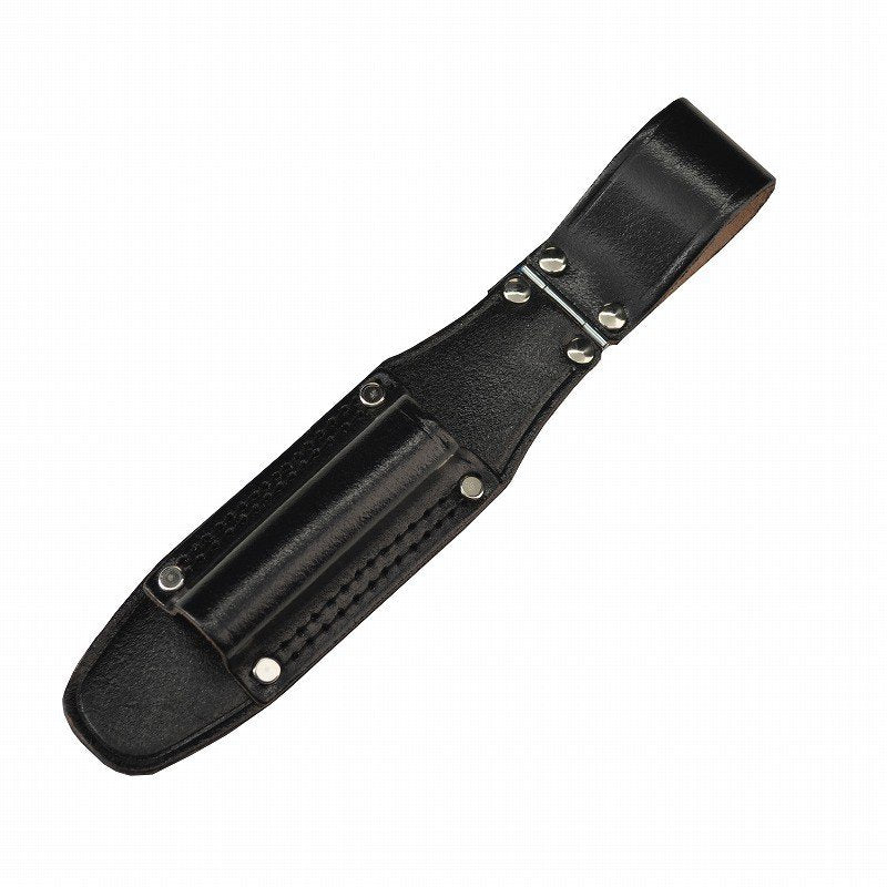 Marukin Black Leather Tool Holder, 1 Slot (20x20mm), H290mm Depth 95mm, Hinged TK-08