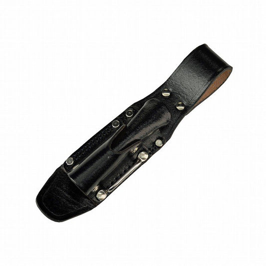 Marukin Black Leather Tool Holder, 2 Slots (Inner 20x20mm / Outer 15x10mm) TK-11