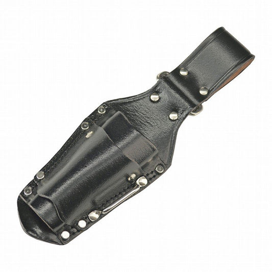 Marukin Black Leather Tool Holder, 2 Slots (Inner 50x20mm / Outer 30x10mm) TK-16