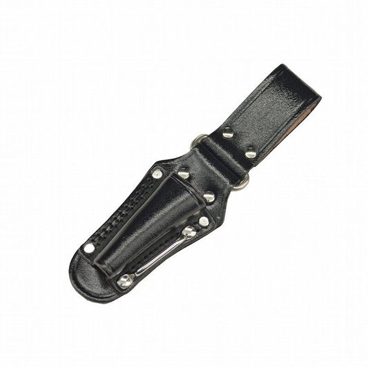 Marukin Black Leather Tool Holder, 1 Slot (30x20mm), H250mm Depth 90mm, Eye Strap TK-18