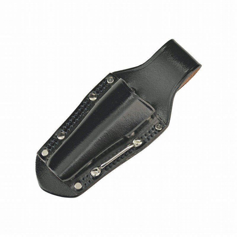 Marukin Black Leather Tool Holder, 1 Slot (50x30mm), H235mm Depth 130mm, Eye Strap TK-22