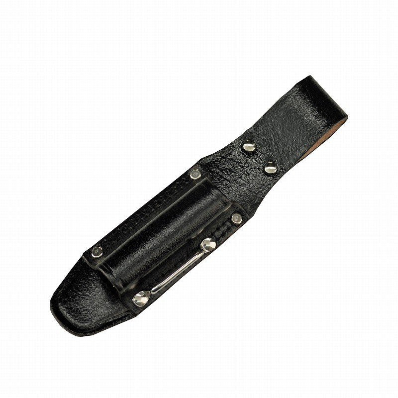 Marukin Black Leather Tool Holder, 1 Slot (20x20mm), H260mm Depth 95mm, Eye Strap TK-23