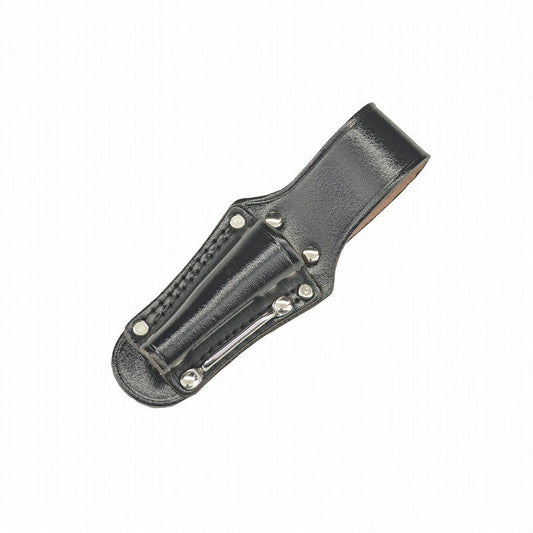 Marukin Black Leather Tool Holder, 1 Slot (30x25mm), H210mm Depth 90mm, Eye Strap TK-24