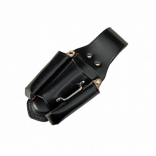Marukin Black Leather Tool Holder, 5 Slots (Inner 60x10mm / Outer 40x20mm / L/R 15x20mm / Right 15x20mm) TK-28