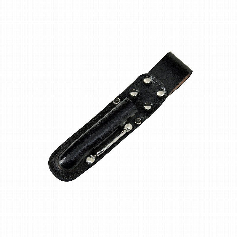 Marukin Black Leather Tool Holder, 1 Slot (15x15mm), H220mm Depth 105mm, Eye Strap TK-29