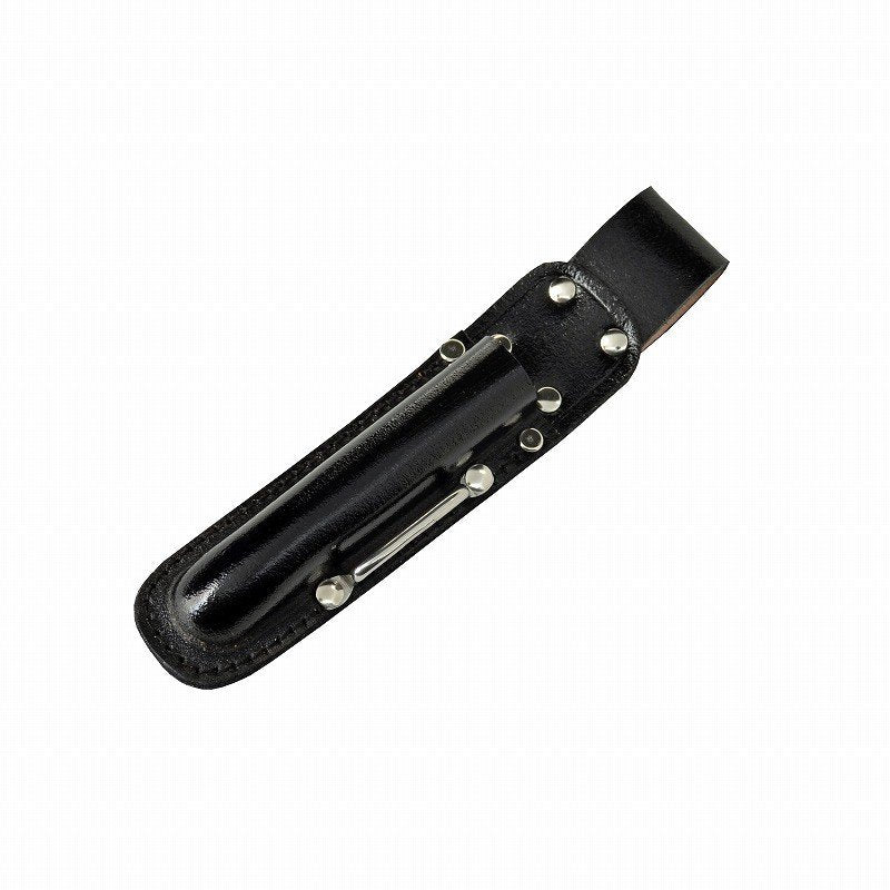 Marukin Black Leather Tool Holder, 1 Slot (20x20mm), H230mm Depth 125mm, Eye Strap TK-30