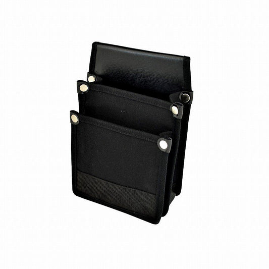 Marukin Canvas Waist Pouch with Inner Pocket (Small), Black YKII-01