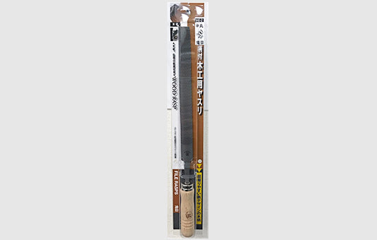Tsubosan Woodworking File Half Round 200 mm with Wooden Handle ME2