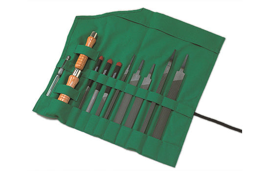 Tsubosan Skills Test File Medalist with 8 Files and 2 Round Wooden Handles Set of 8 SET-KT10