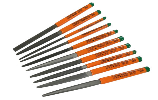 Tsubosan Needle File Medium 185 mm Set of 10 ST01002