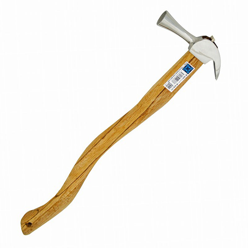 Marukin Kariwaku Hammer, Silver, Milled Face, Small Head, Wave-Curve, 600mm