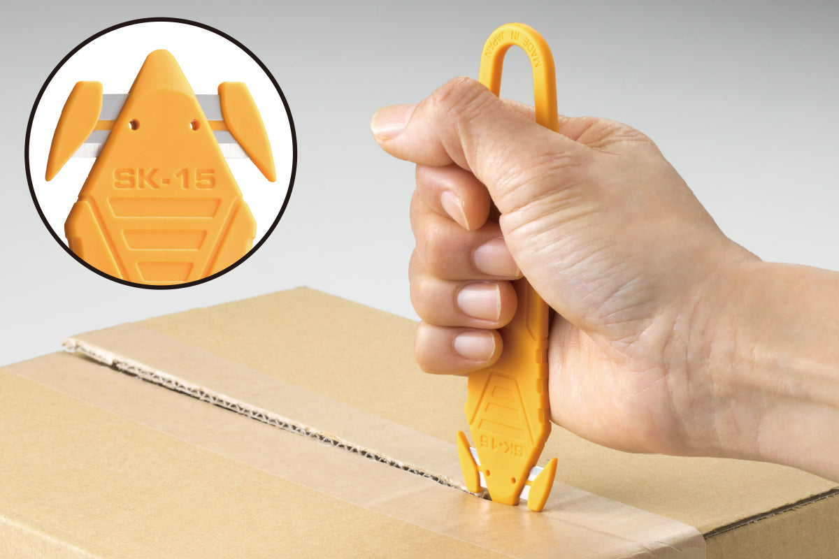 Olfa Kaikone Safety Cutter White (Pack of 10) 238BW-10P