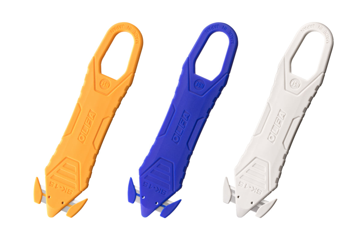 Olfa Kaikone Safety Cutter White (Pack of 10) 238BW-10P