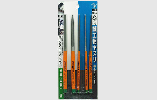 Tsubosan Needle File 185 mm Set of 5 ST06