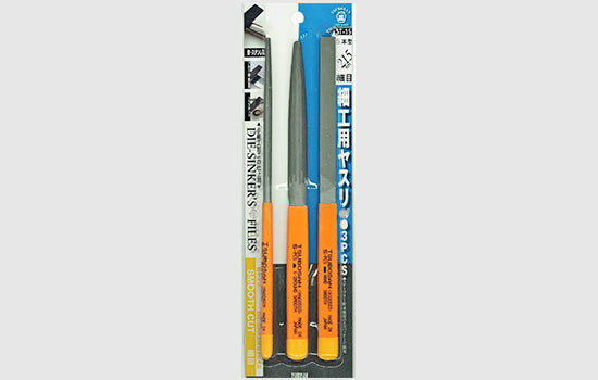 Tsubosan Needle File Fine 215 mm Set of 3 ST15
