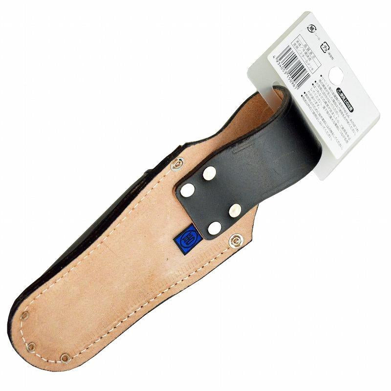 Marukin Black Leather Tool Holder, 2 Slots (Inner 45x20mm / Outer 25x15mm) TK-01