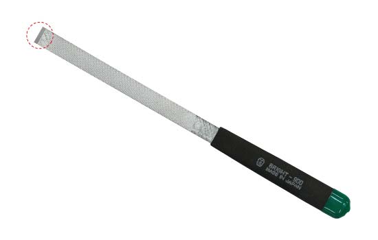 Tsubosan Varit+S Deburring File Bright-900 Medium 215 mm VR02K
