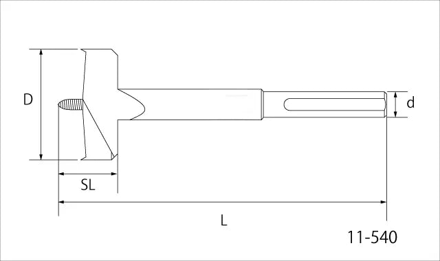 Star-M Lock Auger 54mm 11-540