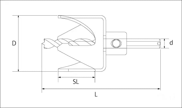 Star-M Cup Type Lock Auger 54mm 12-540