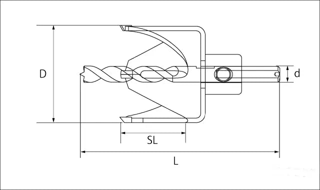 Star-M T.C.T. Cup Type Lock Auger 54mm 12T-540