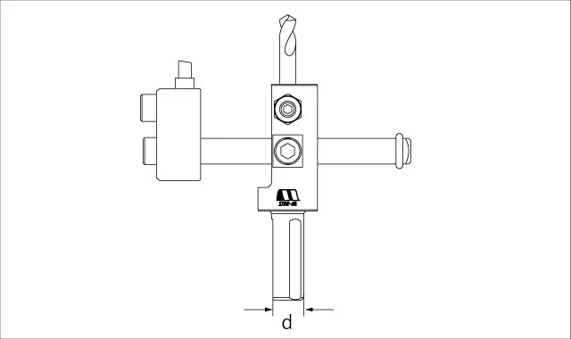 Star-M Adjustable Circle Cutter for Metal 30X130 #37