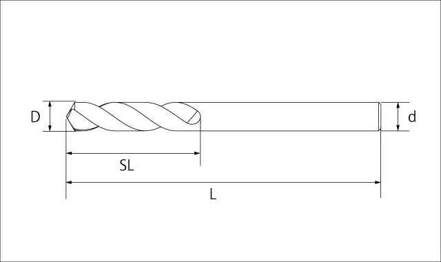 Star-M Center Drill for Adjustable Circle Cutter 75 6mm 5010A-CD