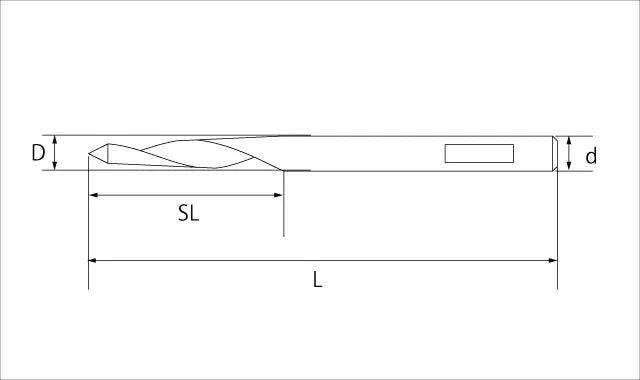 Star-M Inner Drill(Taper Point type) for Countersink & Plug Cutter 4mm 58S-CD040