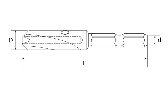 Star-M Counter Bore for Countersink & Plug Cutter 9mm 58S-OD090